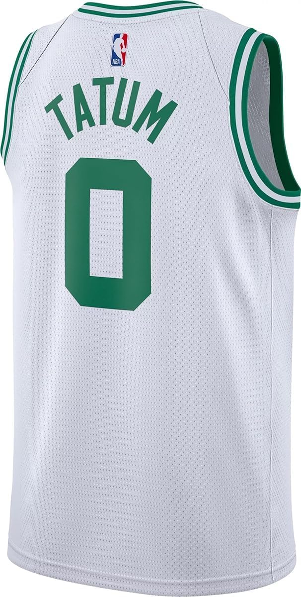 Outerstuff Jayson Tatum Boston Celtics NBA Kids Youth 8-20 Association Edition White Swingman Jersey - Image 3