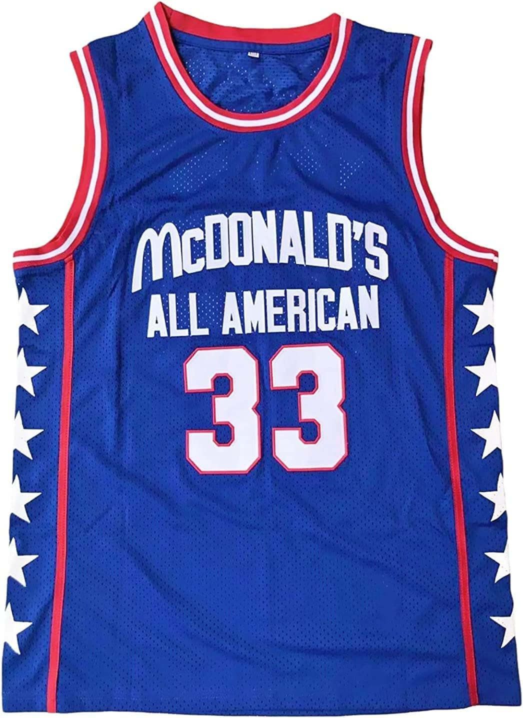 Mens #33 Legend Retro All American Basketball Jersey - Image 2