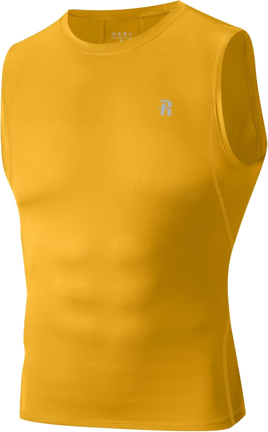 Runhit Sleeveless Compression Shirt Men Tank Top Athletic Muscle Shirts for Men - Image 16