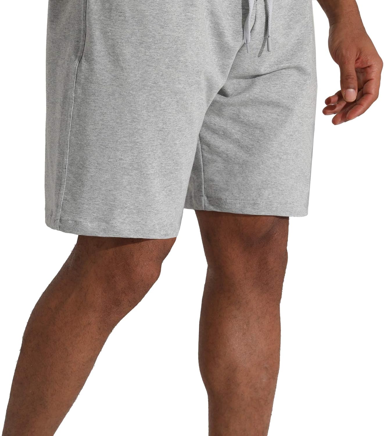 Men's Lounge Shorts with Deep Pockets Loose-fit Jersey Shorts for Running,Workout,Training, Basketball - Image 5