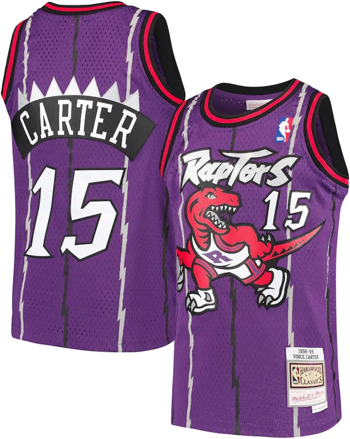 Outerstuff Vince Carter Toronto Raptors NBA Mitchell & Ness Youth Throwback Swingman Jersey
