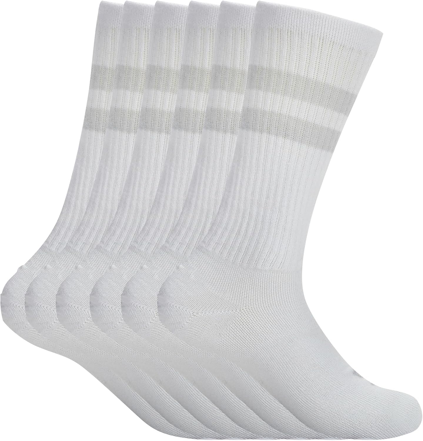 Under Armour Unisex-Adult Essential Crew Socks 6 Pack - Image 3