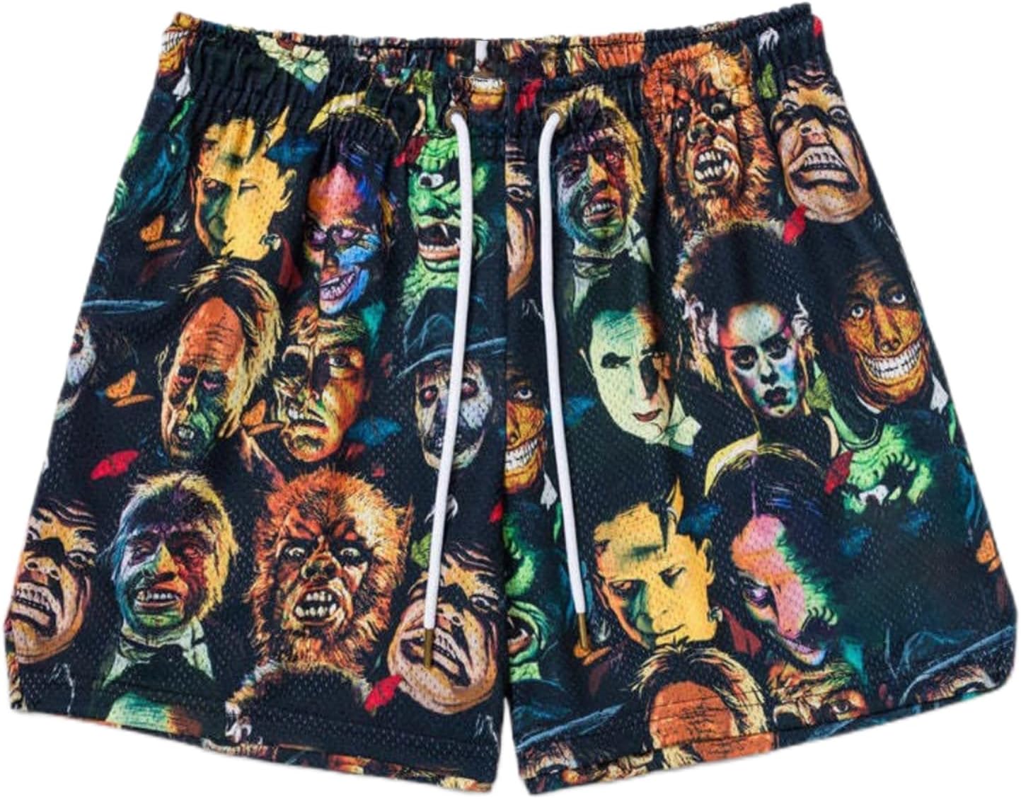 Men’s Mesh Basketball Shorts Camo Print Breathable Athletic Shorts Running Gym Outdoor Casual Wear - Image 24