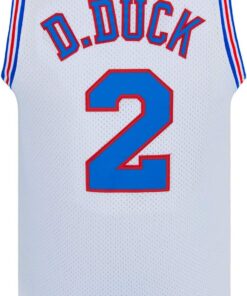 CNALLAR Mens Basketball Jersey #2 D Duck 90s Moive Space Shirts