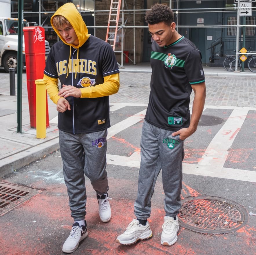 Ultra Game NBA Mens Mesh Button Down Baseball Jersey Tee Shirt - Image 5