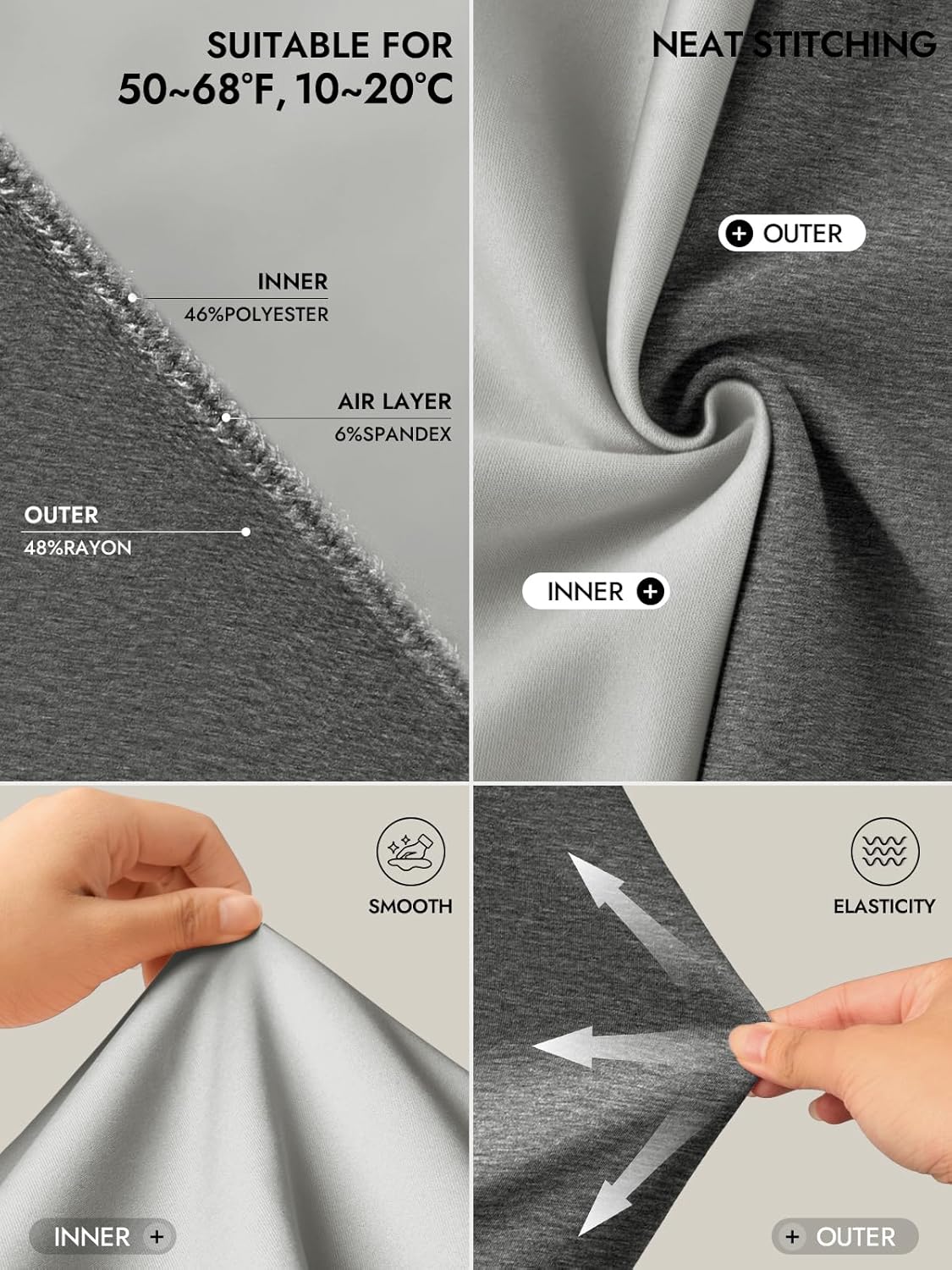 ATHMILE Womens Wide Leg Sweatpants Air Fabric Straight Lowrise Drawstring Elastic Low Waist Fall Clothing Pockets 2025 - Image 2