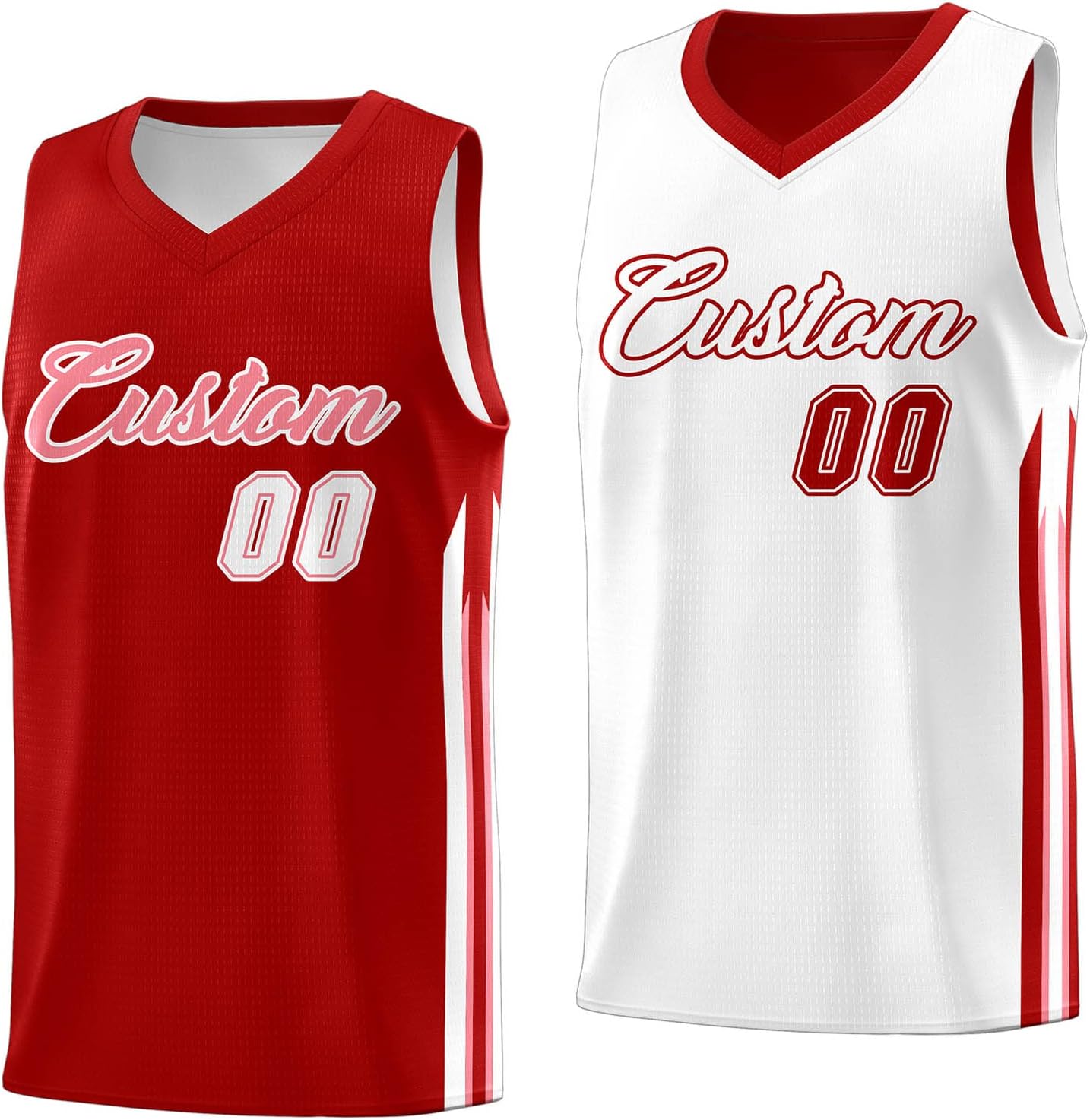 Custom Basketball Jersey - Reversible Sports Vest Add Any Team Name Number Personalized Jersey for Men/Youth - Image 34