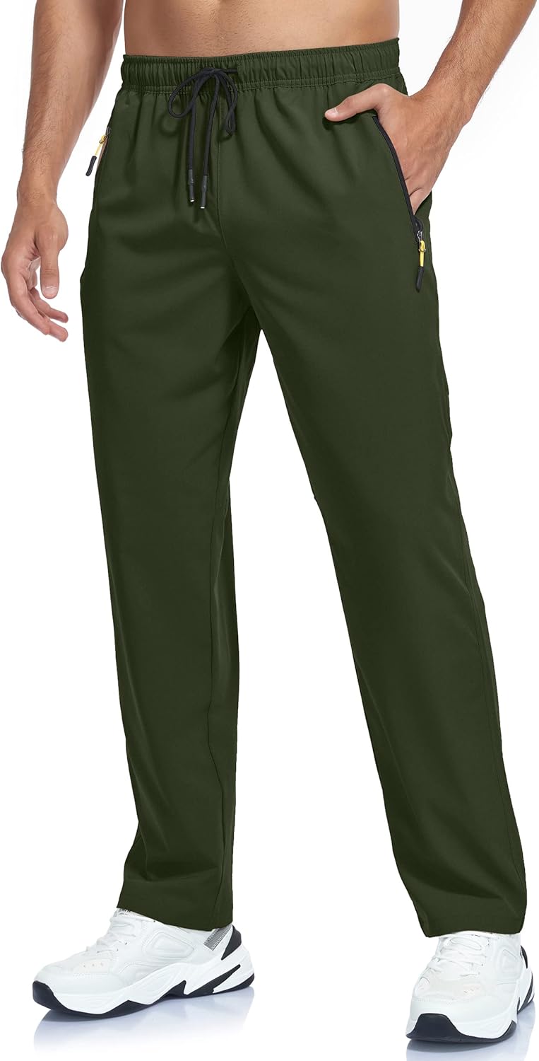 Men's Lightweight Hiking Pants Breathable Quick Dry Fit Waterproof Camping Fishing Running Athletic Active Jogger Pant - Image 11