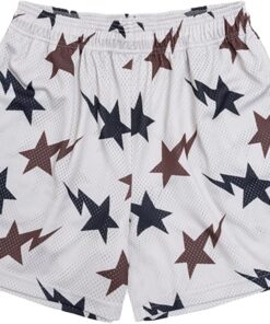 Men's Basketball Shorts Prints Graphic Mesh Breathable Running Athletic Shorts Quick-Dry Workout for Sports