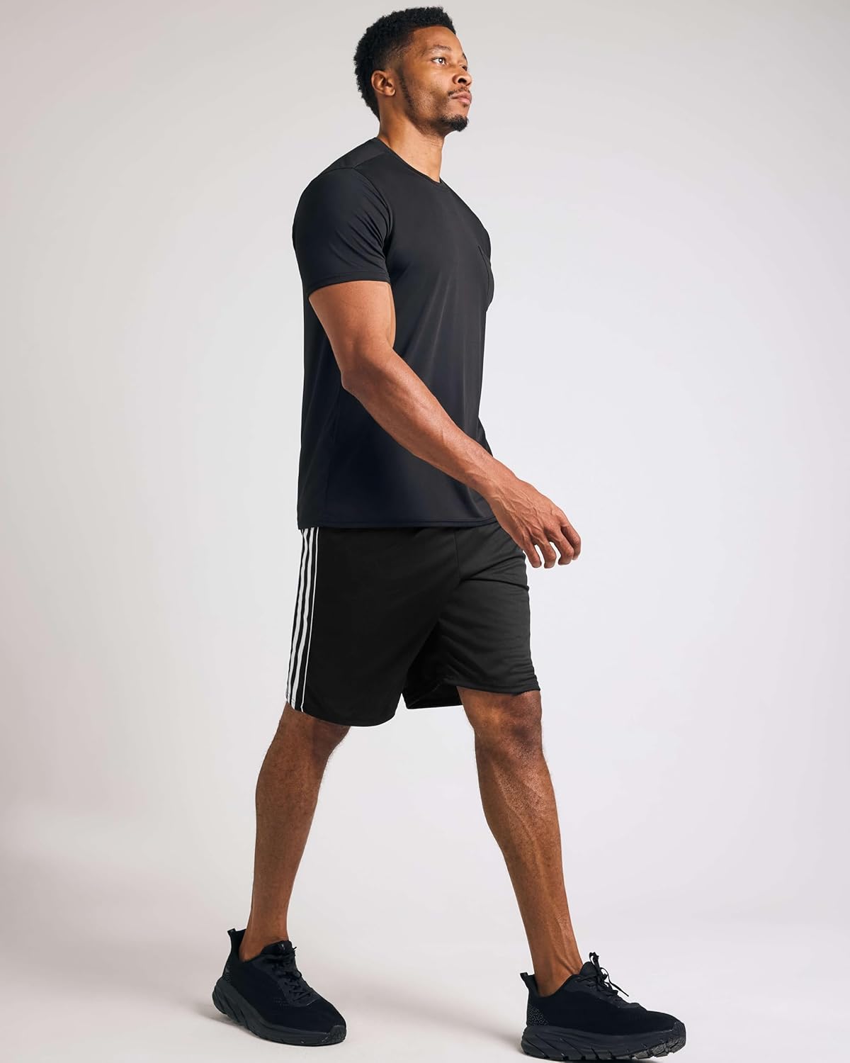 Real Essentials 5 Pack: Men’s 9" Mesh Shorts – Athletic Gym, Workout, Basketball, Running, Casual Lounge Activewear Pockets - Image 6