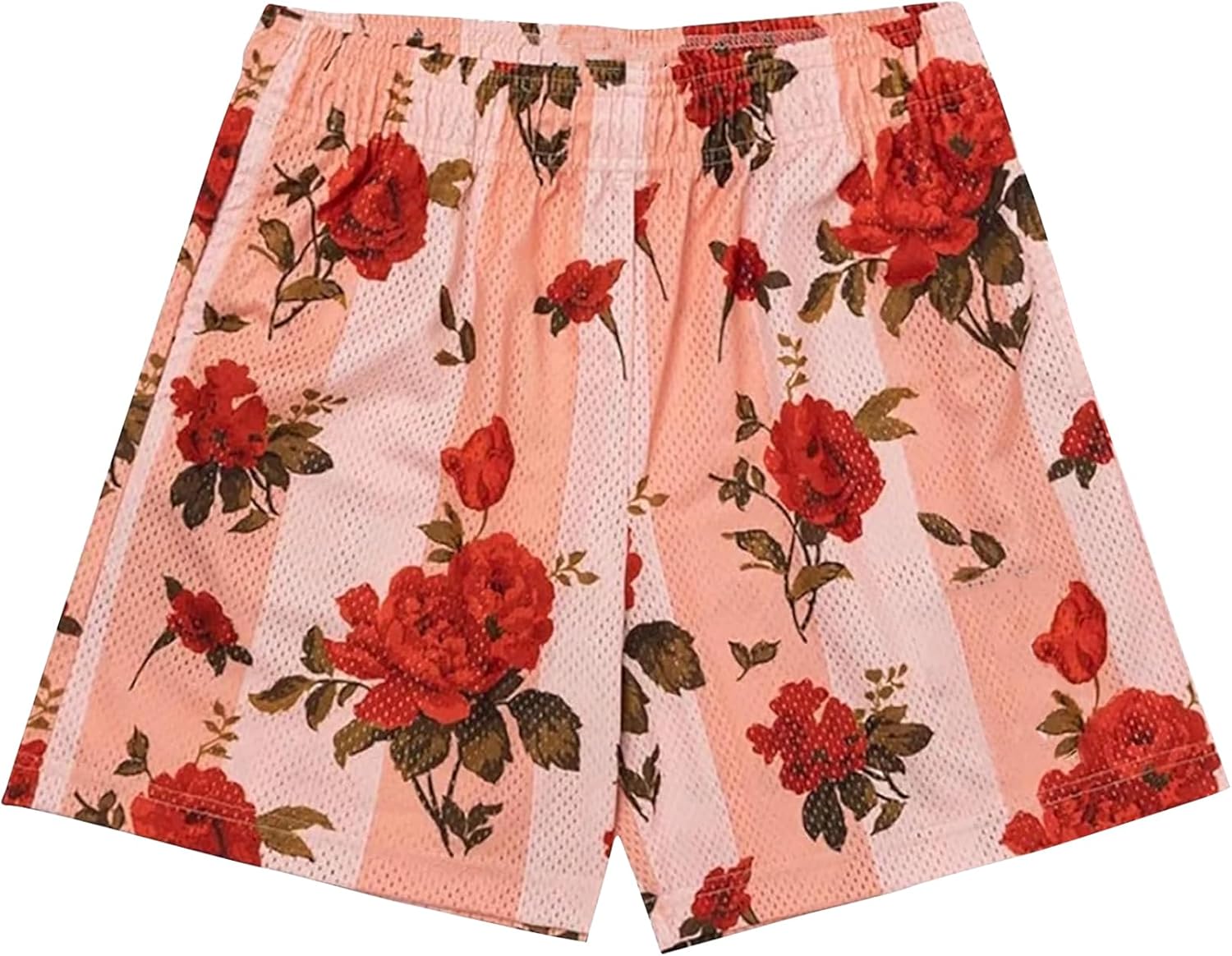 Mens Basketball Shorts Graphic Print Casual Running Workout Mesh Drawstring Shorts with Pockets - Image 8