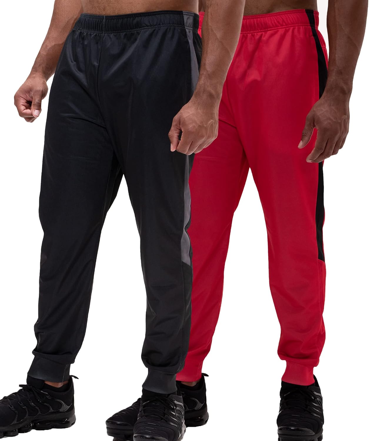 DEVOPS 1 or 2 Pack Men's Active Performance Workout Athletic Training Sweatpants Gymwear - Image 13