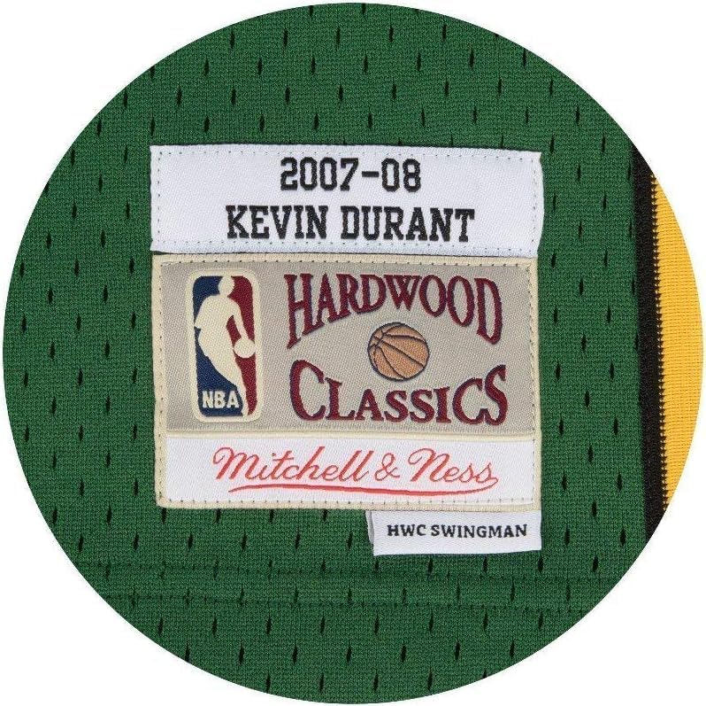 Mitchell & Ness Kevin Durant Seattle Supersonics NBA Throwback Jersey - Green (US, Alpha, Large, Regular, Regular) - Image 3