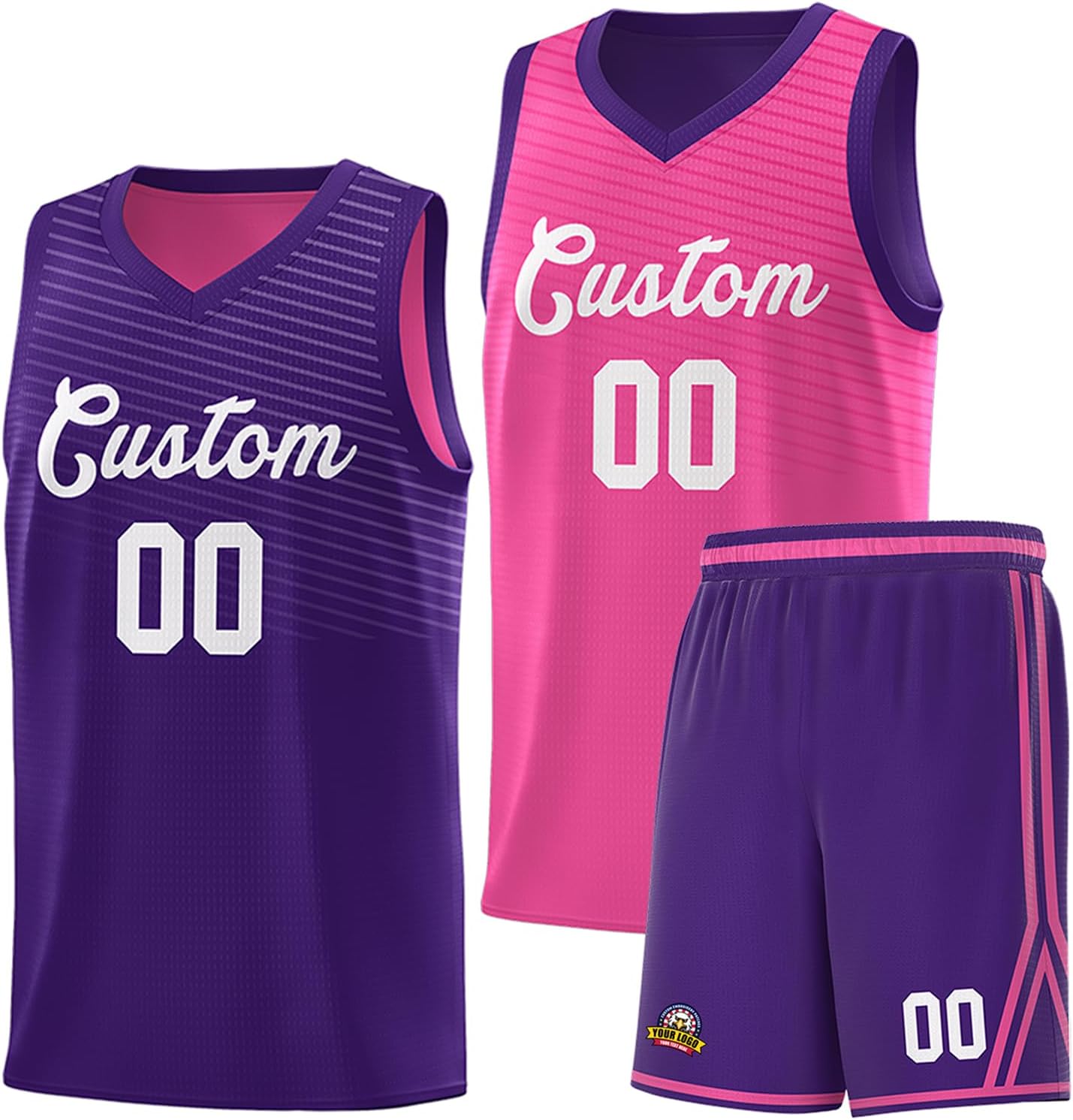 Custom Reversible Basketball Jersey Uniform Suit for Men Women Kids Personalized Jerseys Printed Name Number Logo - Image 18