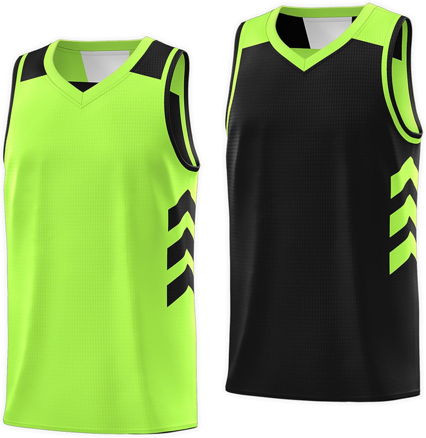 KXK Blank Youth Reversible Basketball Jersey,Sports Athletic Practice Basketball Shirt Clothing for Boys Girls - Image 15