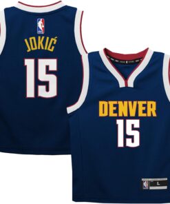 Nikola Jokic Denver Nuggets Toddler 2-4 Navy Icon Edition Player Jersey