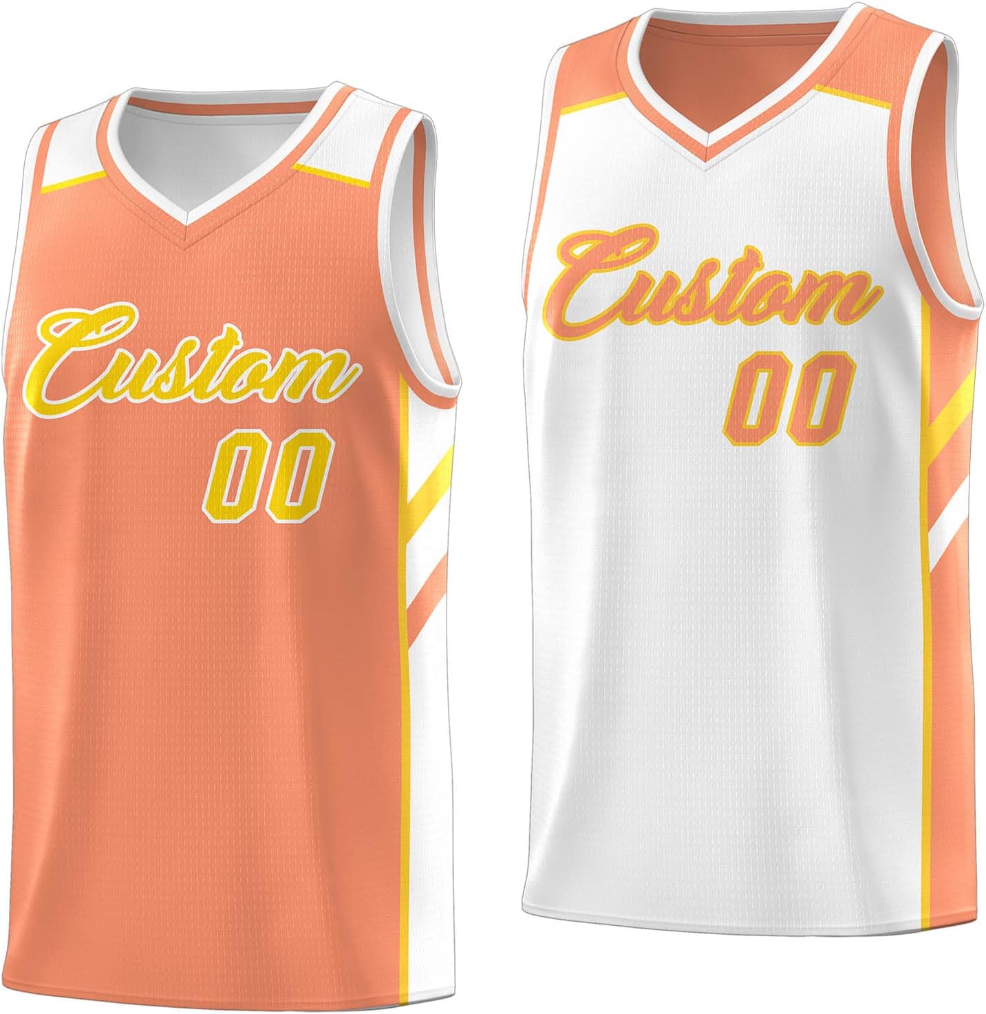 Custom Basketball Jersey - Reversible Sports Vest Add Any Team Name Number Personalized Jersey for Men/Youth - Image 27