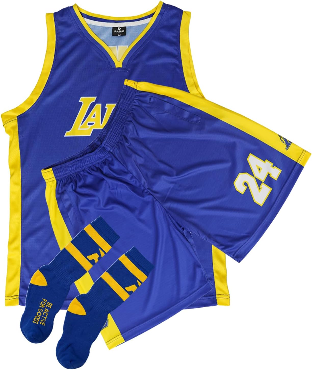 Adult Basketball Jersey 3 Piece Kit Sleeveless Mens Fan Jersey Athletic Mesh Top Sports Outfit - Image 8