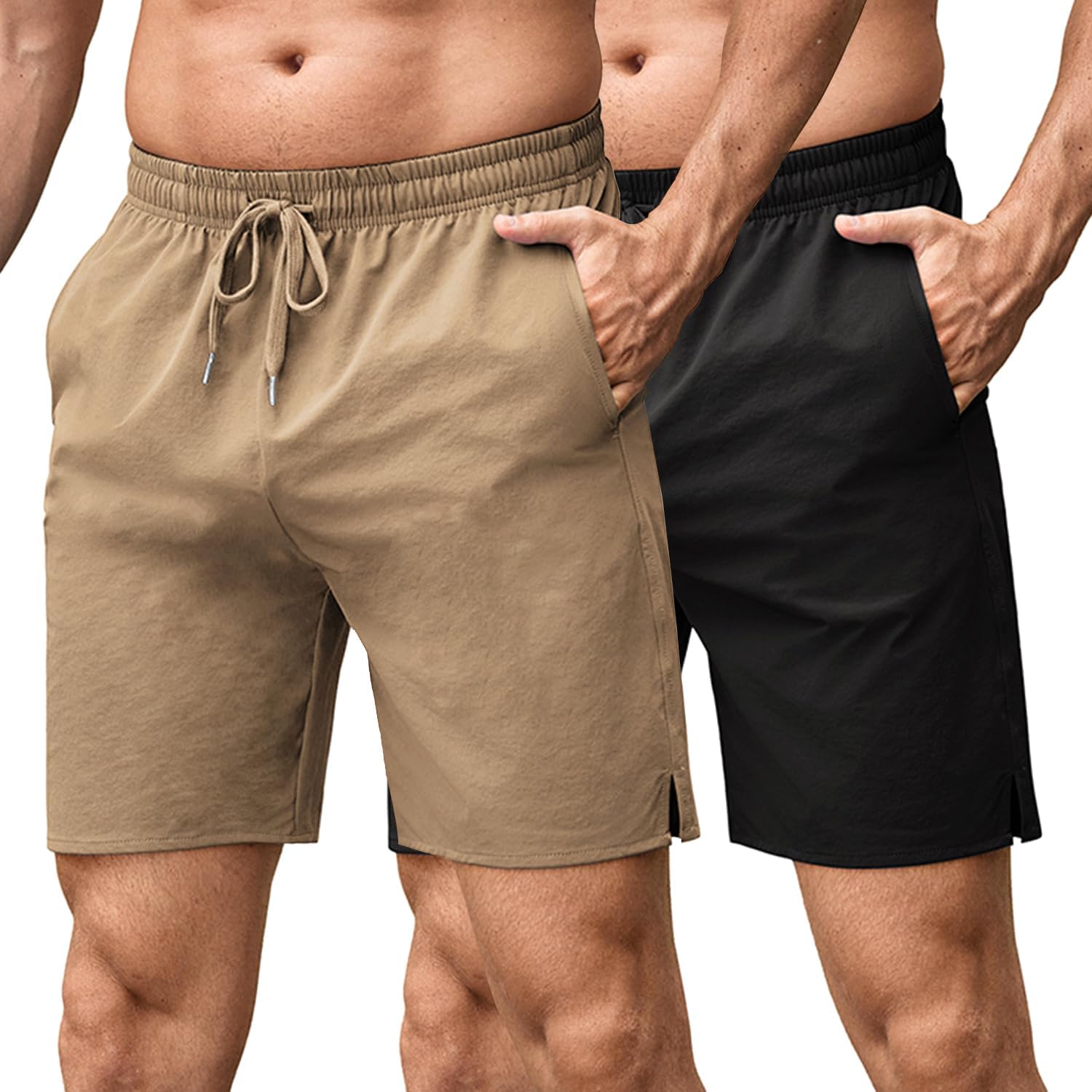 COOFANDY Men's Athletic Running Shorts 7" Quick Dry Lightweight Workout Gym Basketball Hiking Shorts with Pockets - Image 17