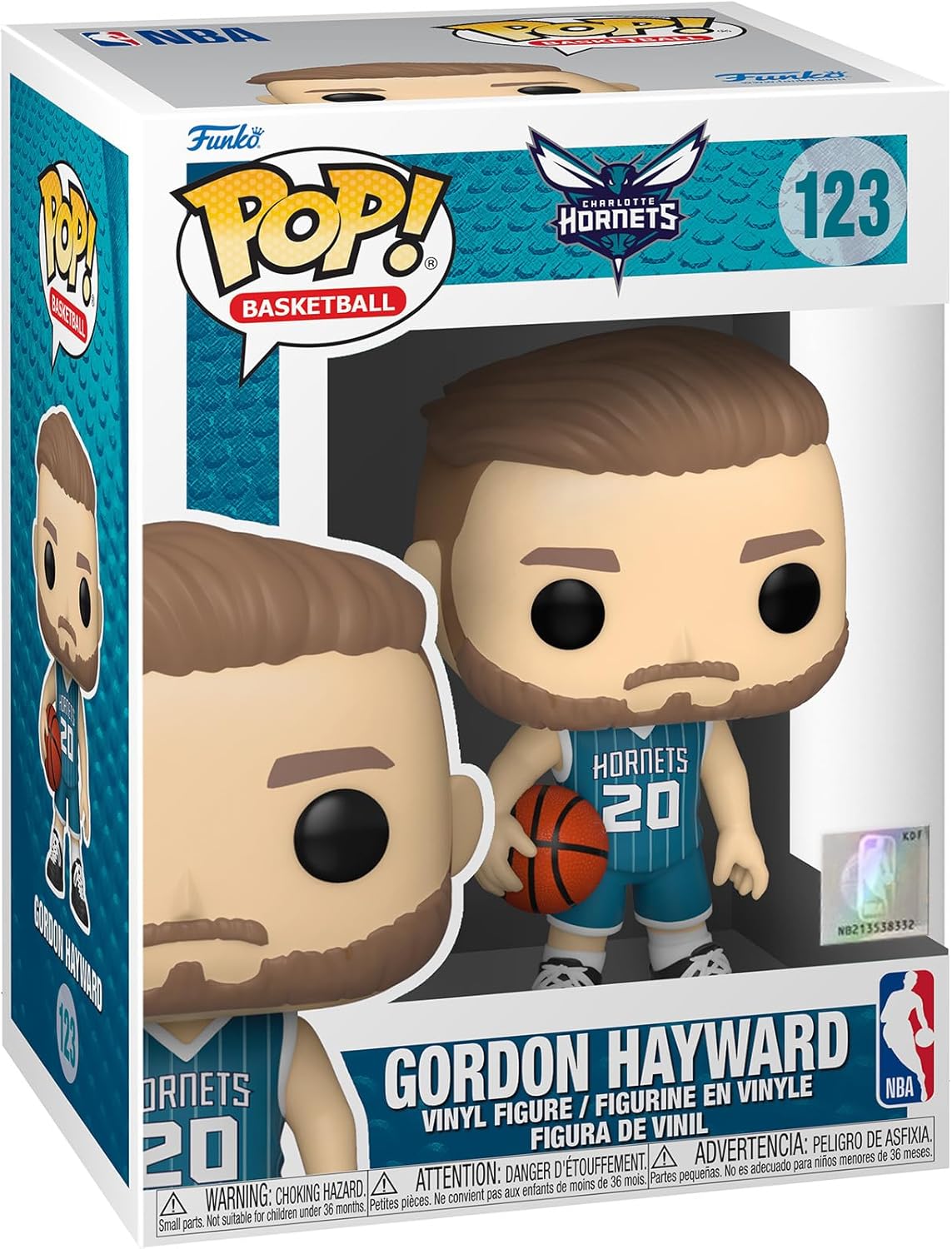 Funko POP Pop! NBA: Hornets - Gordon Hayward (Teal Jersey) Multicolor One Size