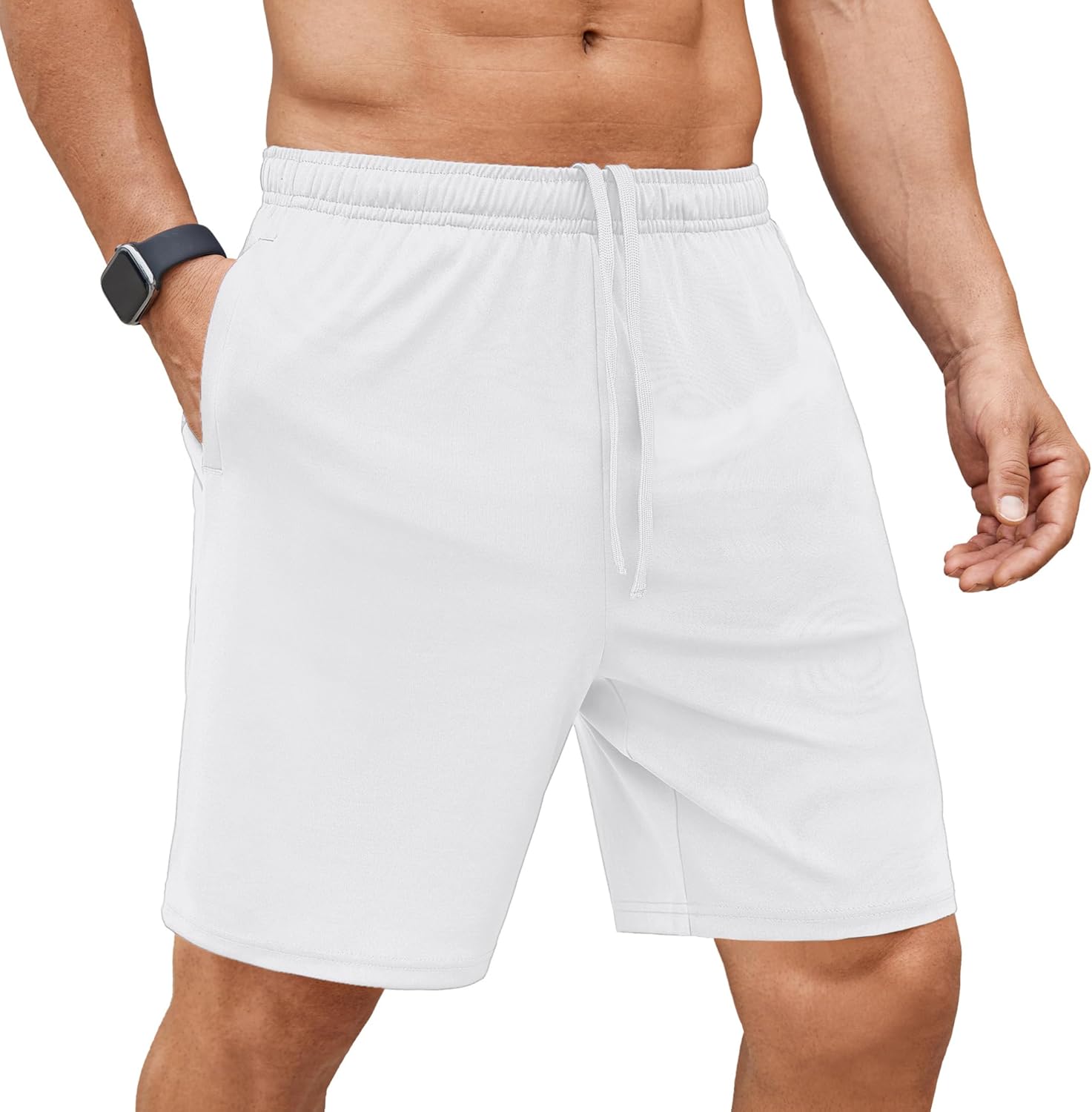 COOFANDY Men's Gym Workout Shorts 7 Inch Stretch Athletic Shorts Lightweight Running Training Short Pants with Pockets - Image 13