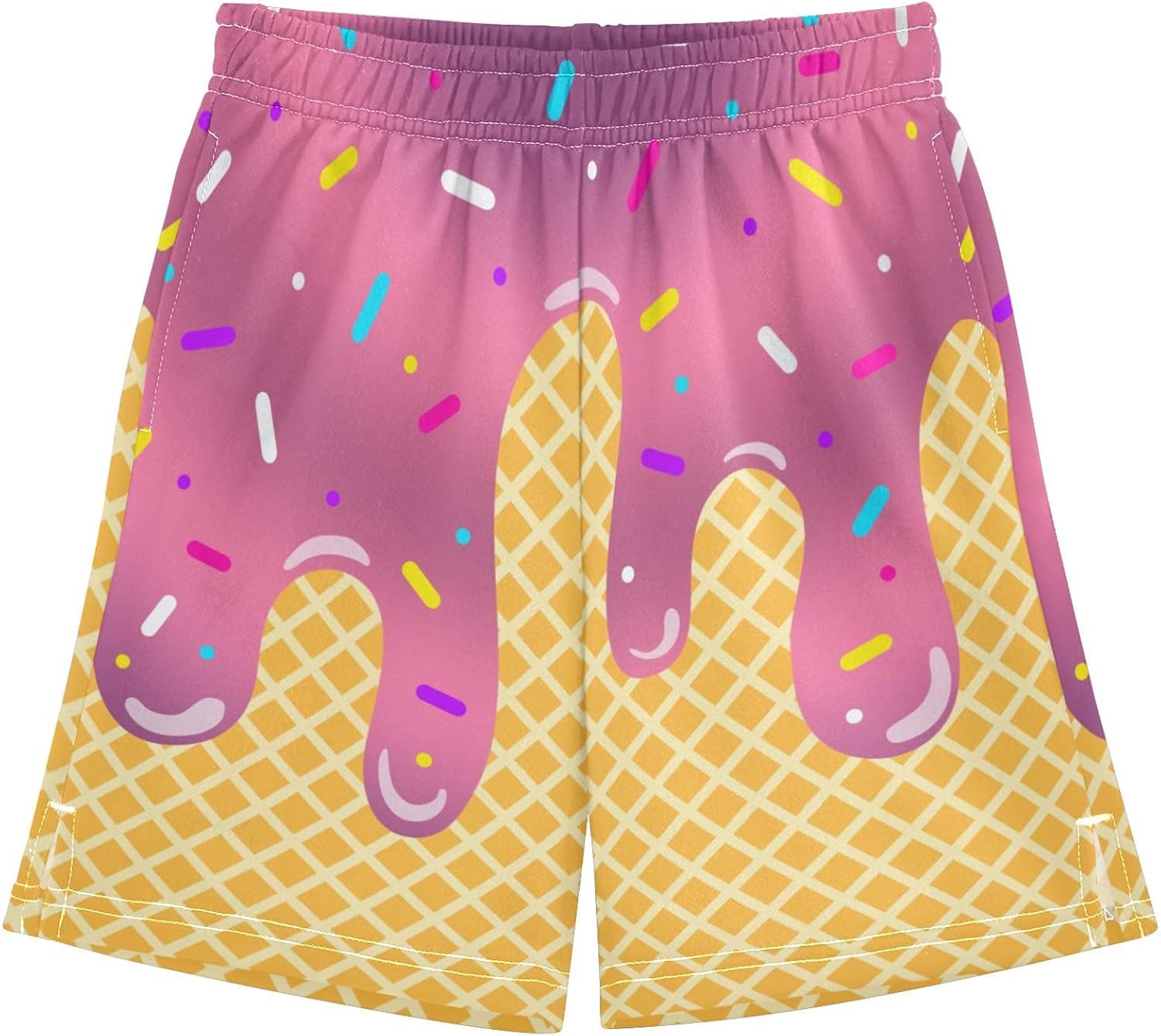 Boys Athletic Shorts Basketball Shorts Ice Cream Hiking Gym Shorts with Pocket for Outdoor Activity 7-15Y - Image 21