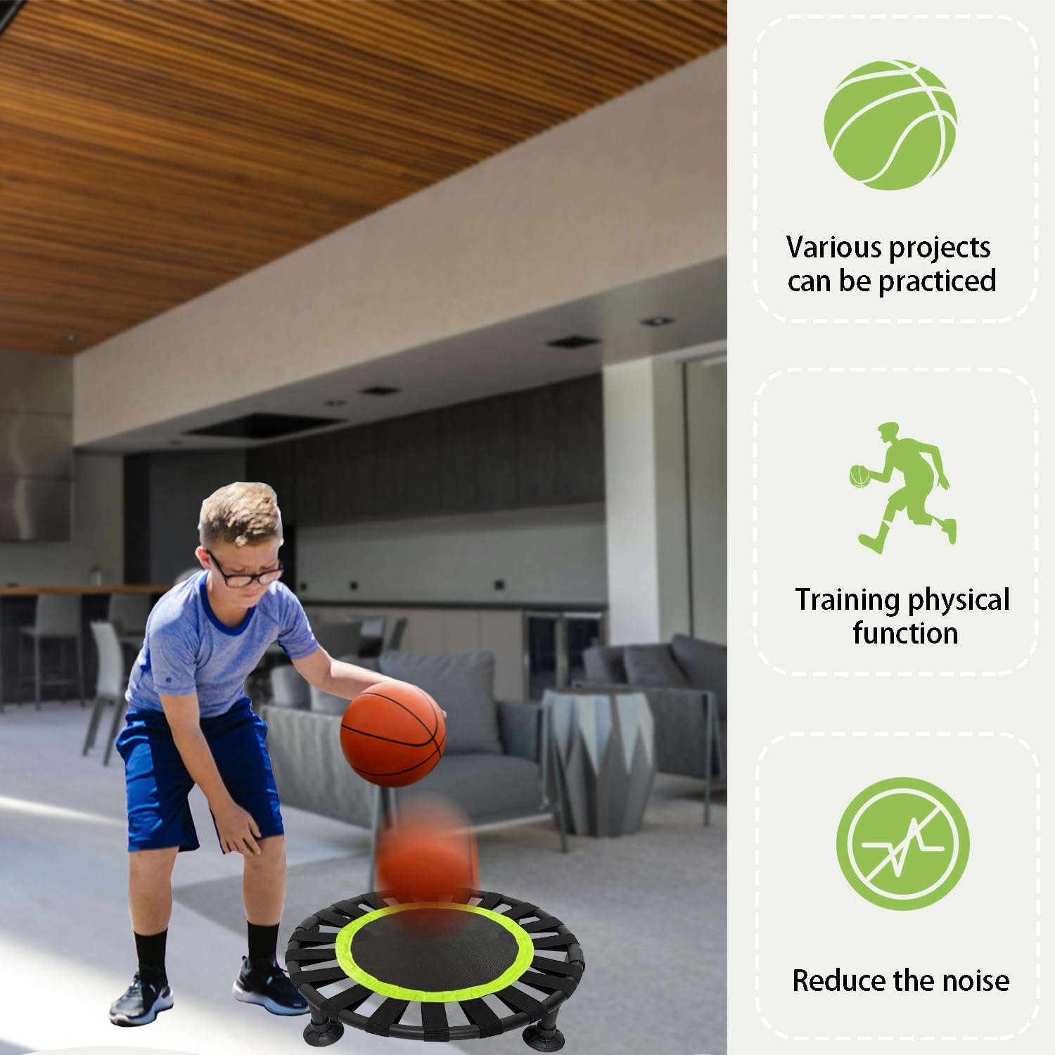 Foldable Indoor Basketball Dribbling Mat Silent Ball Control Training Practice Equipment - Image 6