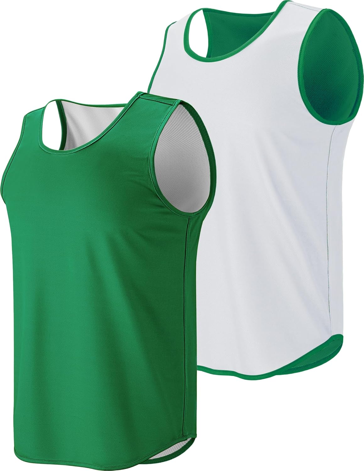 Liberty Pro Men's Lightweight Reversible Rec Tanks, Mesh Basketball Jerseys Athletic Quick Dry Shirts Team Scrimmage Uniforms - Image 9