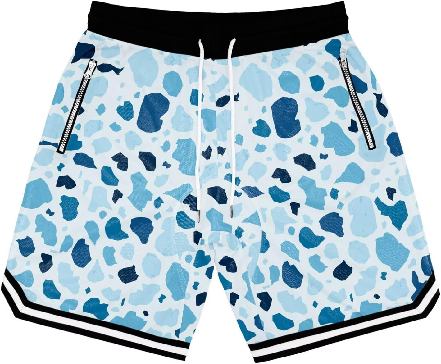 Mens Floral Print Basketball Shorts Lightweight Mesh Gym Shorts Graphic Sports Athletic Drawstring Short - Image 11