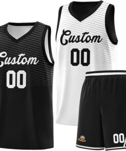 Custom Reversible Basketball Jersey Uniform Suit for Men Women Kids Personalized Jerseys Printed Name Number Logo