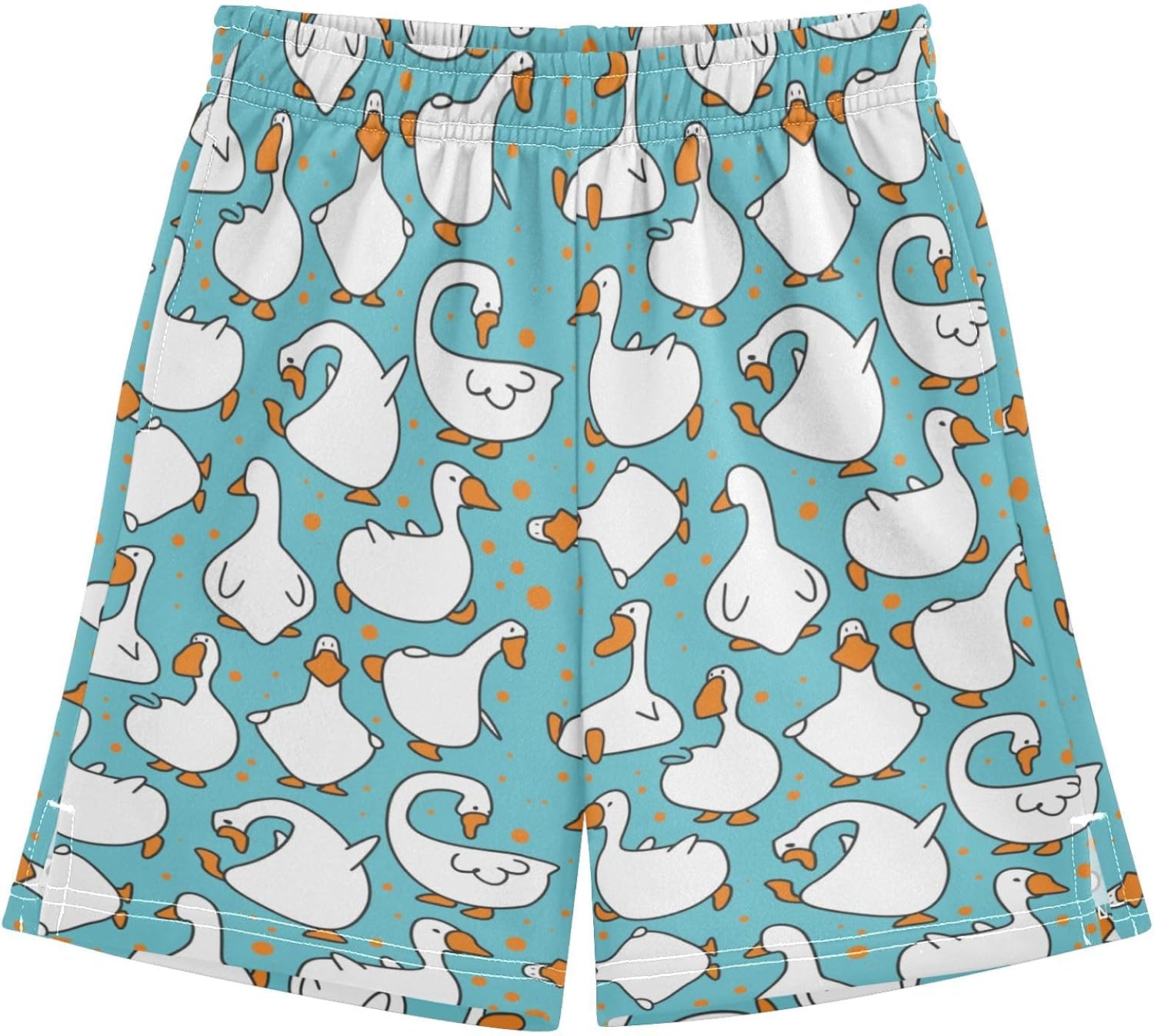 Boys Athletic Shorts with Pockets Running Basketball Shorts for Youth Elastic Waist Size 7-16 - Image 12