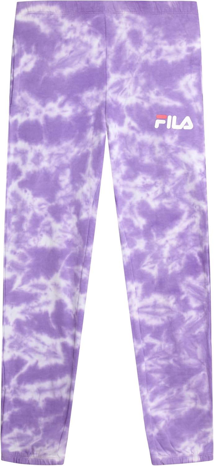 Fila Girls Sweatpants - Soft Cotton Blended Sweatpants for Girls with Drawstring Waist and Pockets - Fashion Kids Joggers - Image 11