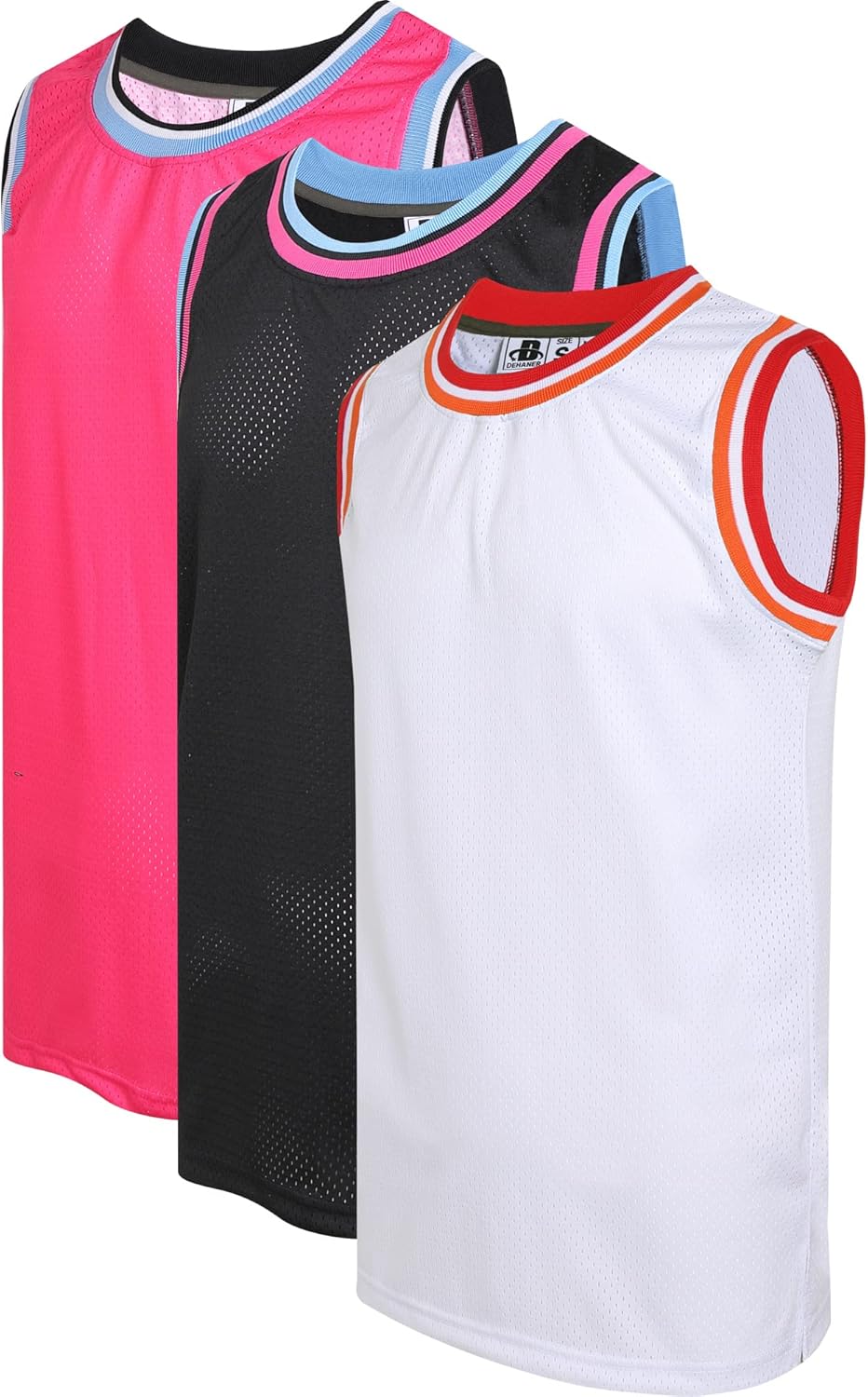 3 Pack Men's Blank Basketball Jerseys Mesh Performance Athletic Team Sports Uniforms Bulk Shirts - Image 16
