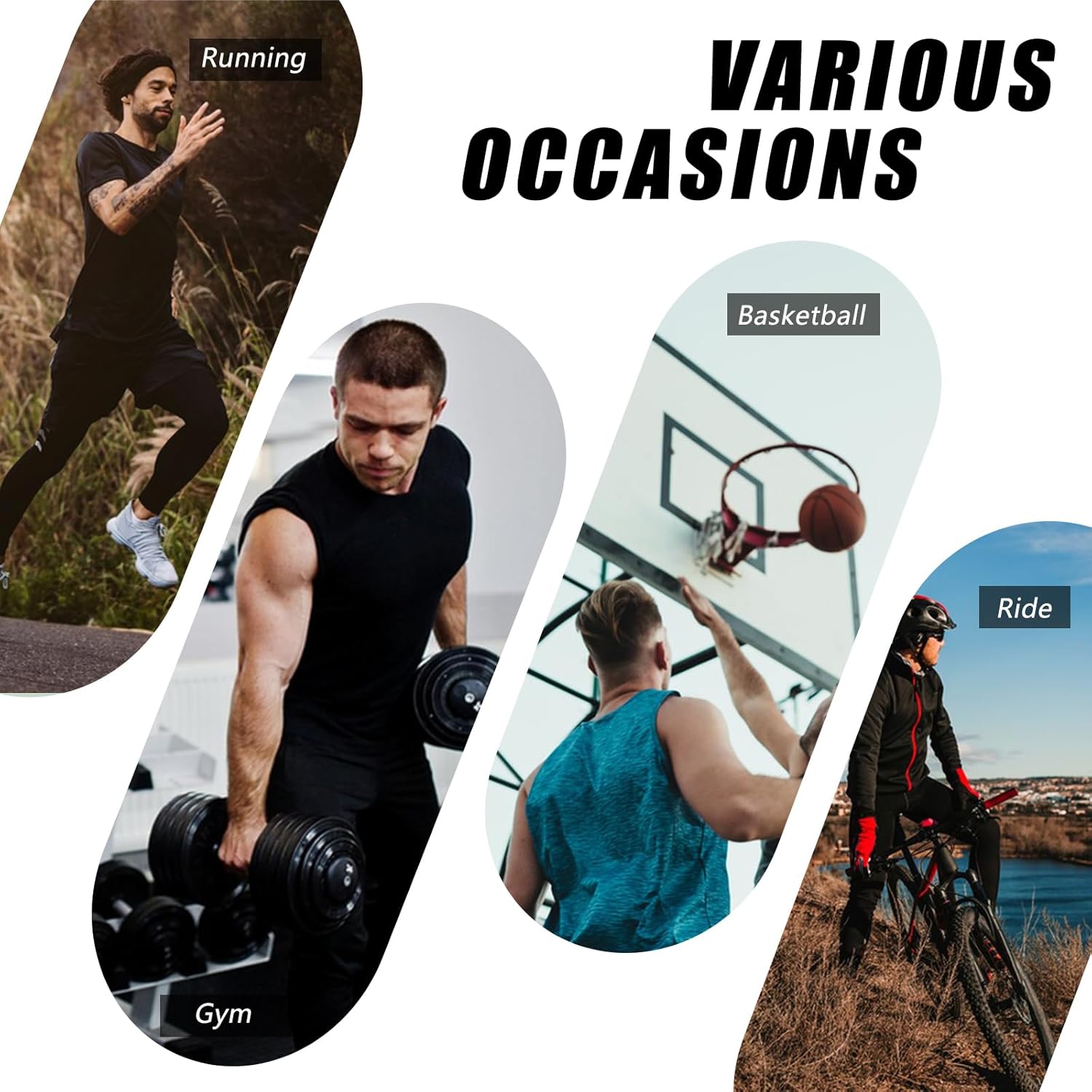 Men's Compression Pants with Pocket Workout Base Layer Athletic Sports Tights Leggings for Yoga Basketball Running Gym - Image 5