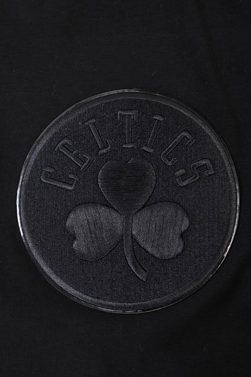 Mens NBA Classic Triple Black Cotton Short Sleeve Tee - Image 6