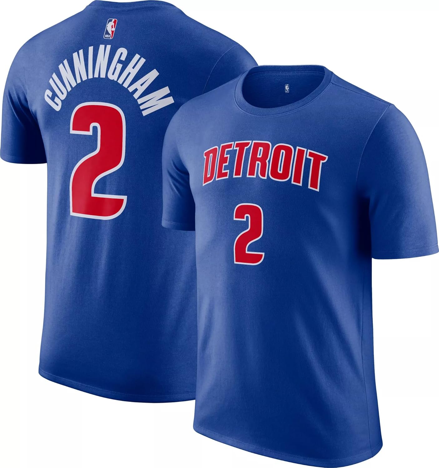 Cade Cunningham Detroit Pistons NBA Kids Youth 4-20 Blue Icon Edition Performance Jersey T-Shirt