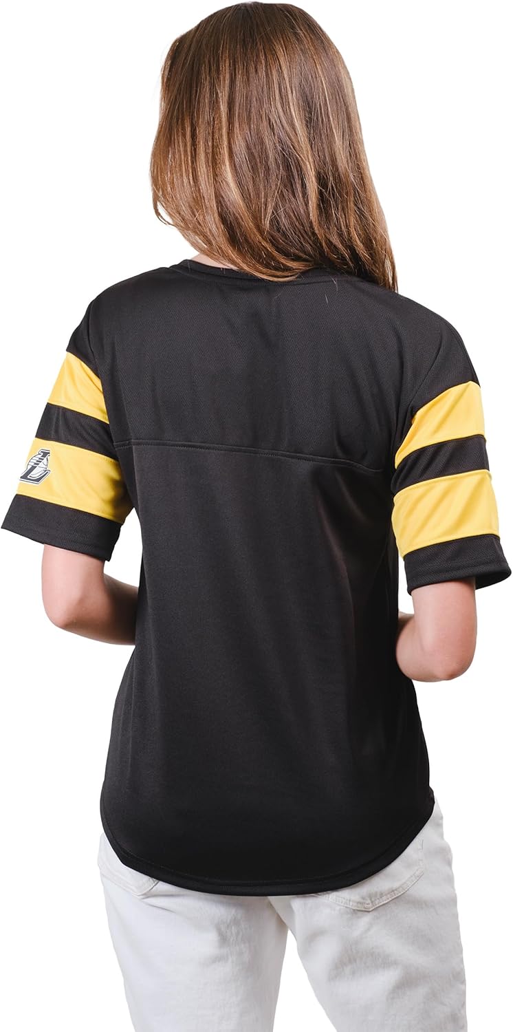 Ultra Game Women's NBA Official Super Soft Mesh Lace-up Jersey Shirt - Image 3