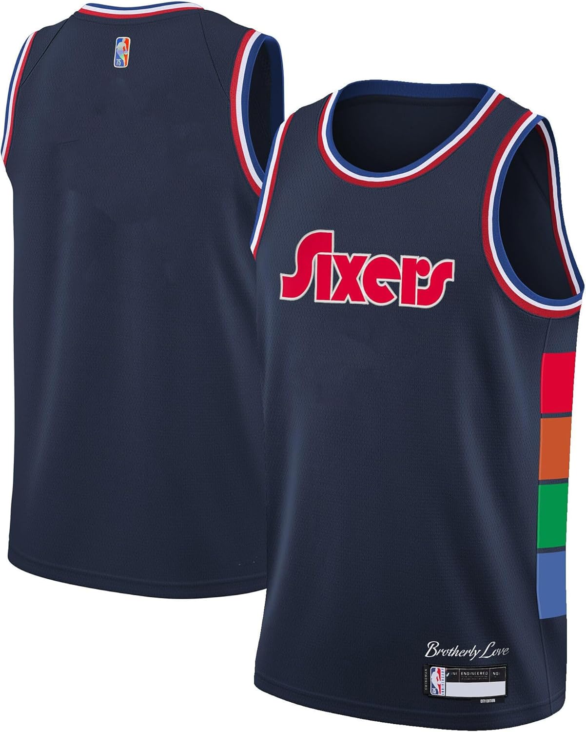 Outerstuff NBA Youth 8-20 75th Anniversary Alternate Edition Swingman Team Jersey - Image 7