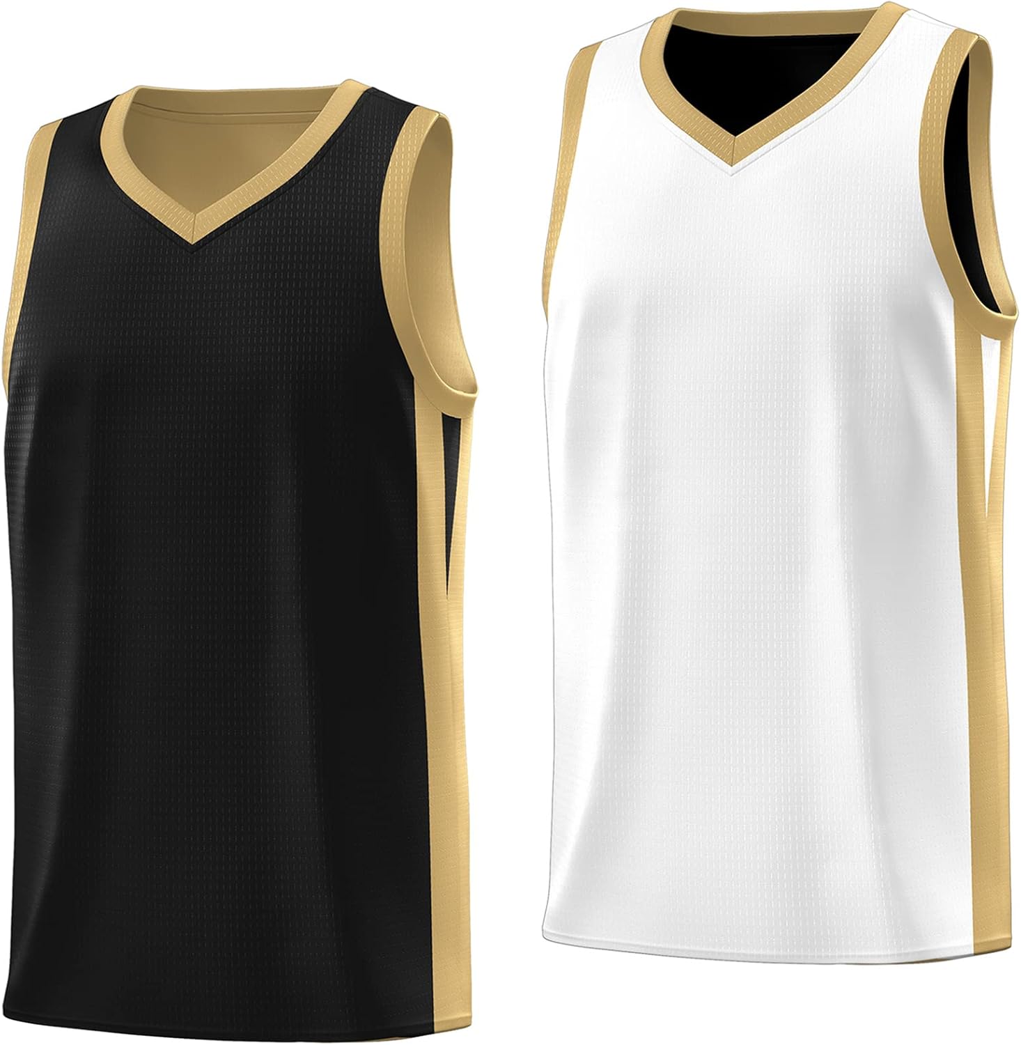 KXK Youth Reversible Basketball Jersey Shirts,Fashion Blank Basketball Jerseys for Kids - Image 8