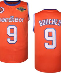 Bobby Boucher Basketball Jersey,9 The Waterboy Sandler Mud Dogs Bourbon Bowl 50th Anniversary Movie Basketball Jersey