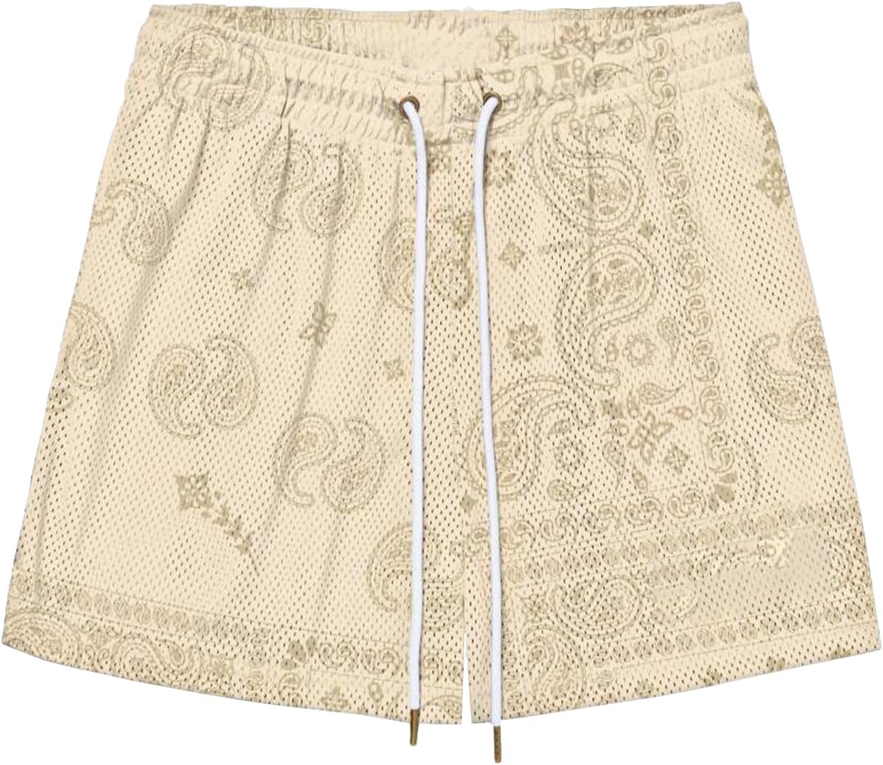 BOOMLEMON Mens Paisley Shorts Mesh Graphic Print Retro Casual Shorts Athletic Gym Basketball Running Short Pants - Image 11