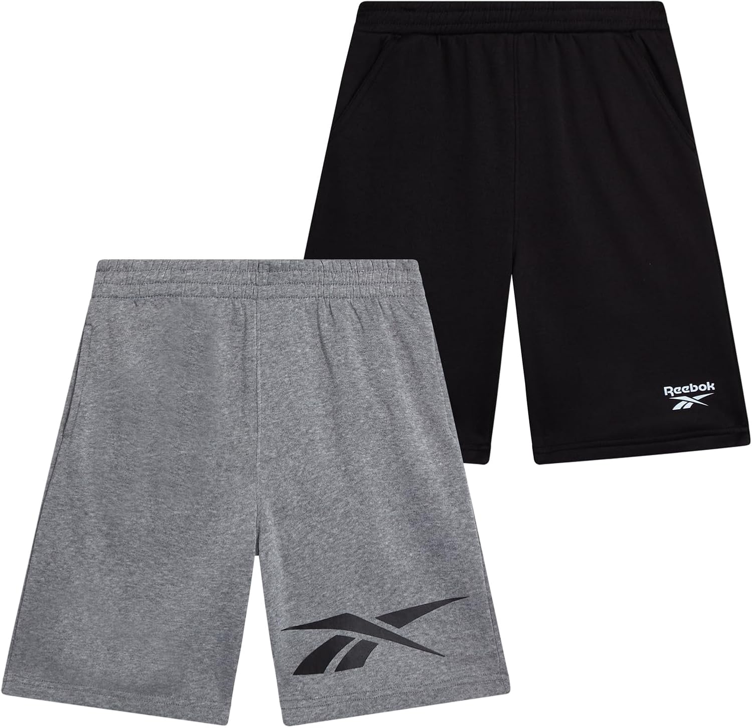 Reebok Boys Athletic Shorts - 2 Pack Performance Quick Dry Pull On French Terry Boys Shorts with Pockets for Basketball Gym - Image 9