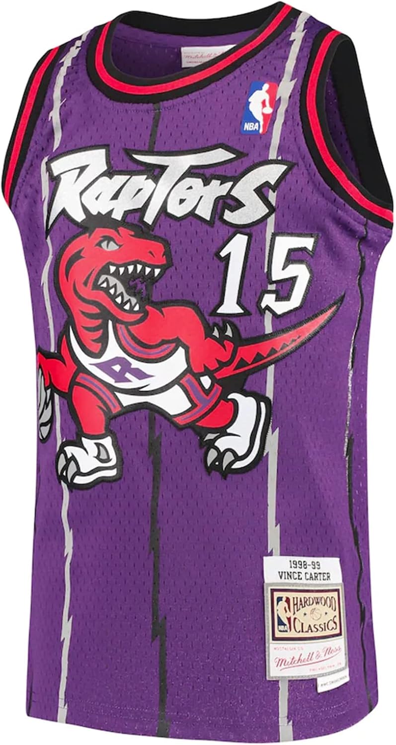 Outerstuff Vince Carter Toronto Raptors NBA Mitchell & Ness Youth Throwback Swingman Jersey - Image 2