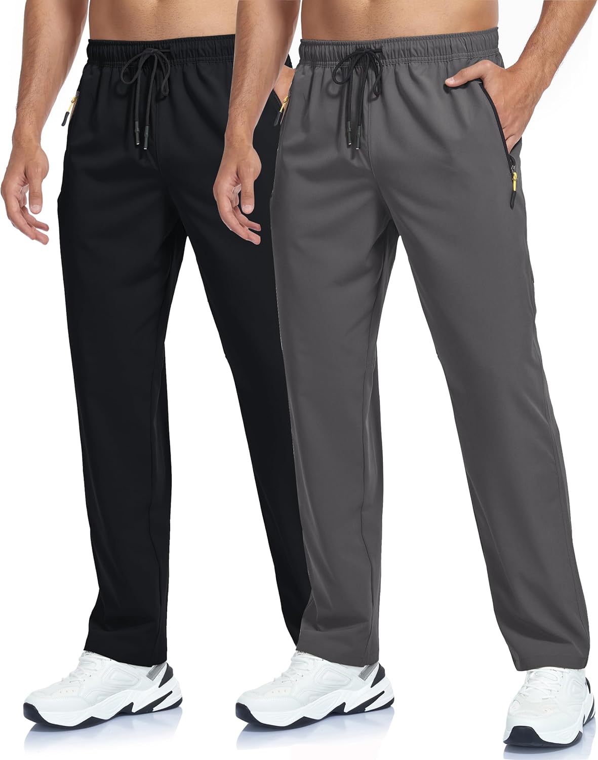 Men's Lightweight Hiking Pants Breathable Quick Dry Fit Waterproof Camping Fishing Running Athletic Active Jogger Pant - Image 7