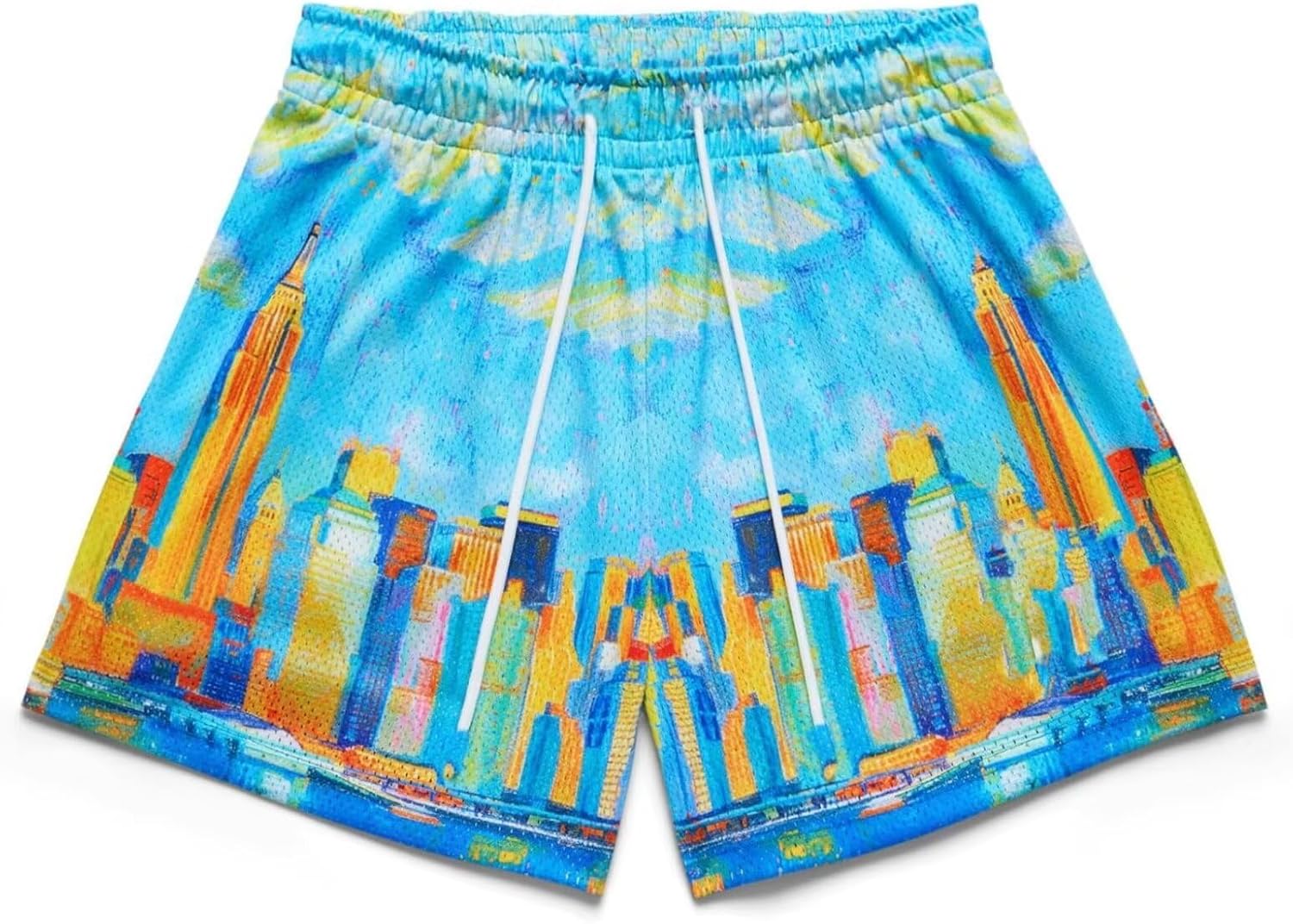 Men’s Mesh Basketball Shorts Camo Print Breathable Athletic Shorts Running Gym Outdoor Casual Wear - Image 26