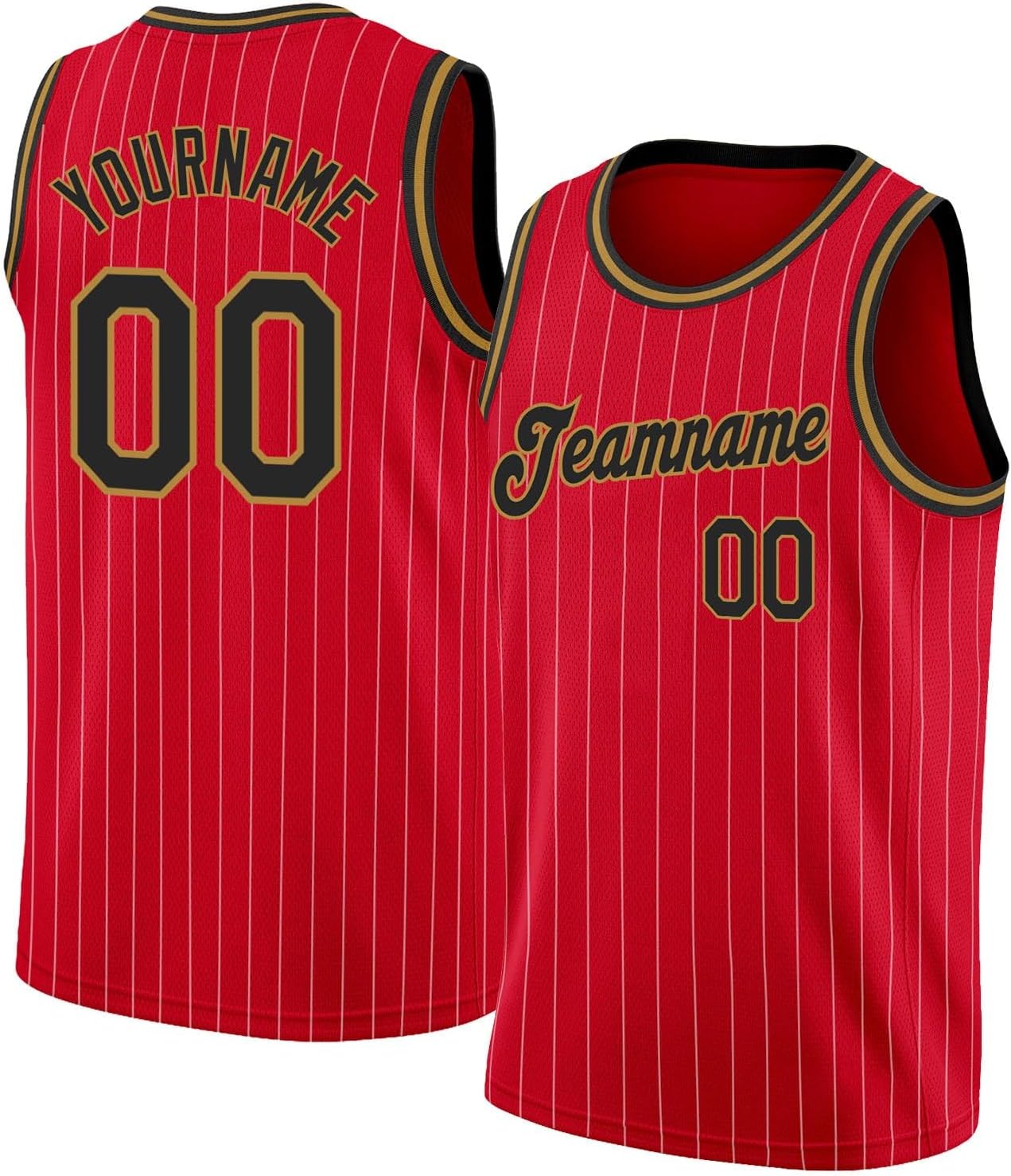 Custom Name Team Name Number Black Royal-Orange Authentic Throwback Basketball Jersey, Personalized Uniform Basketball Shirt