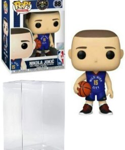 Nikola Jokic Denver Alternate Jersey #88 Pop Sports NBA Action Figure (Bundled with Pop Protector to Protect Display Box)