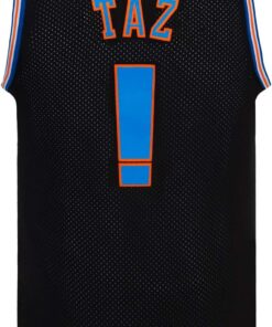 CNALLAR Mens Basketball Jerseys Taz !# Space Movie Shirts