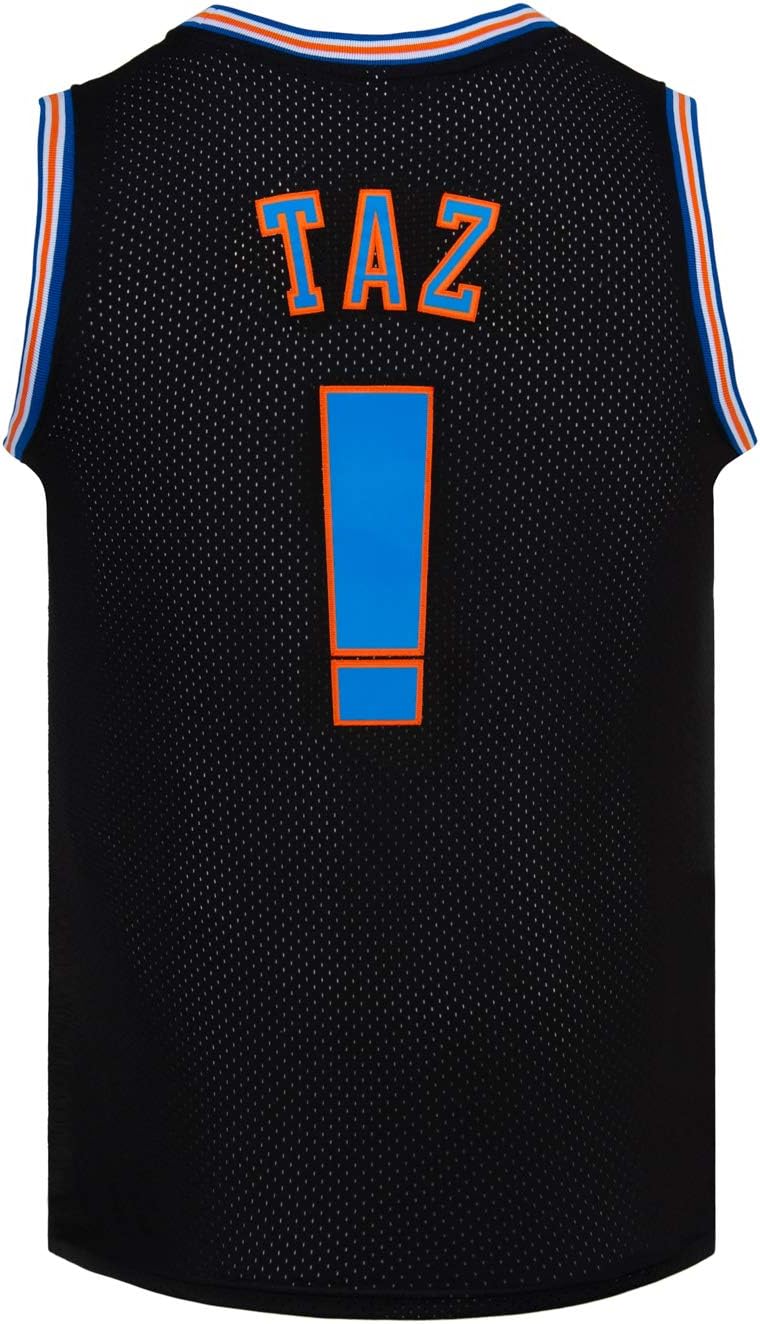 CNALLAR Mens Basketball Jerseys Taz !# Space Movie Shirts