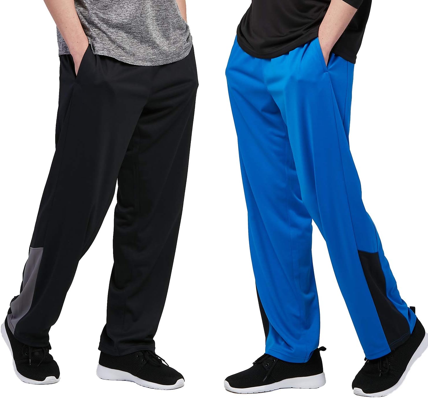 DEVOPS 1 or 2 Pack Men's Active Performance Workout Athletic Training Sweatpants Gymwear